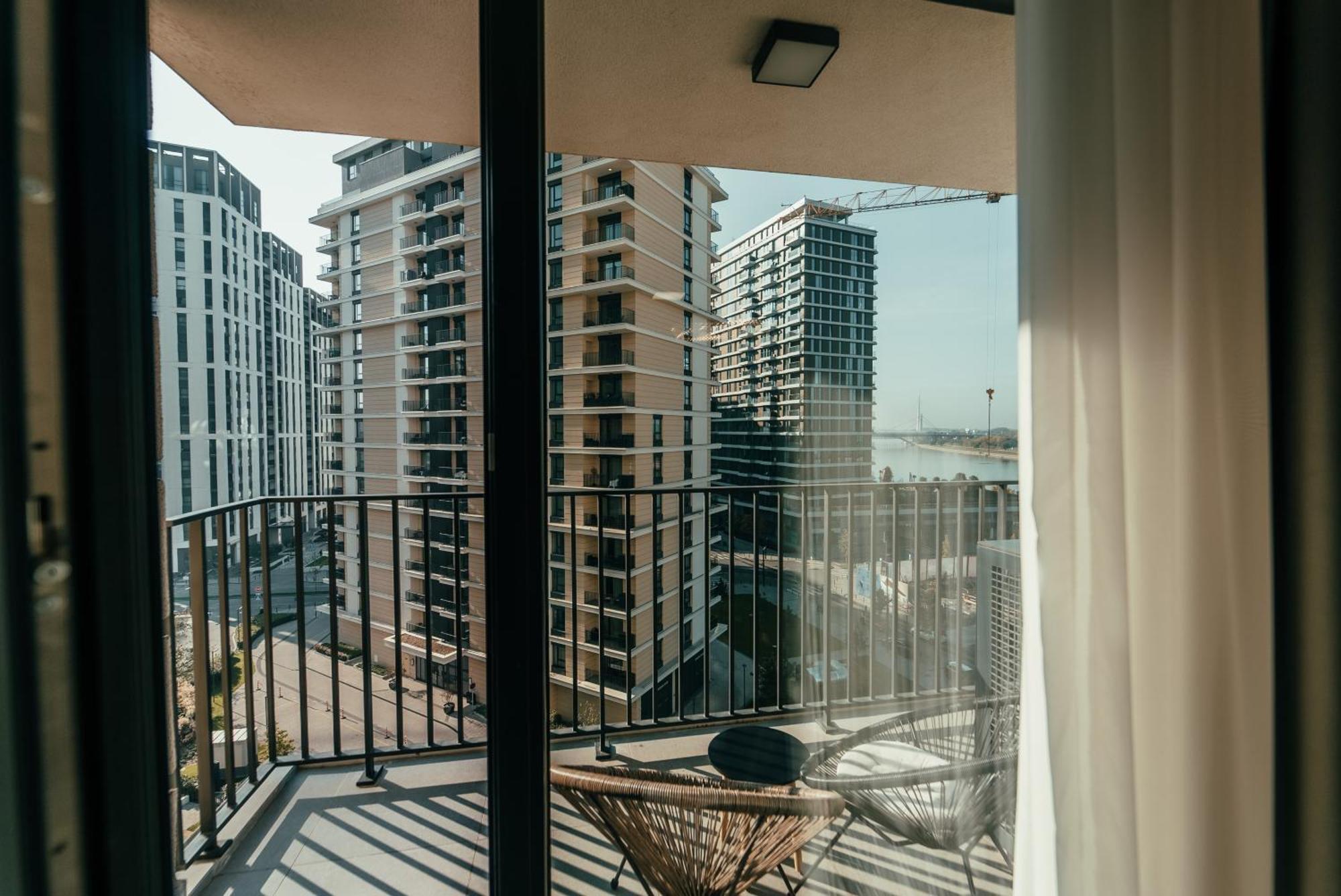 Ferienwohnung Belgrade Waterfront Oasis Exterior foto